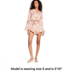 COPY - Agua Bendita floral print romper XXS.  SOLD OUT ONLINE